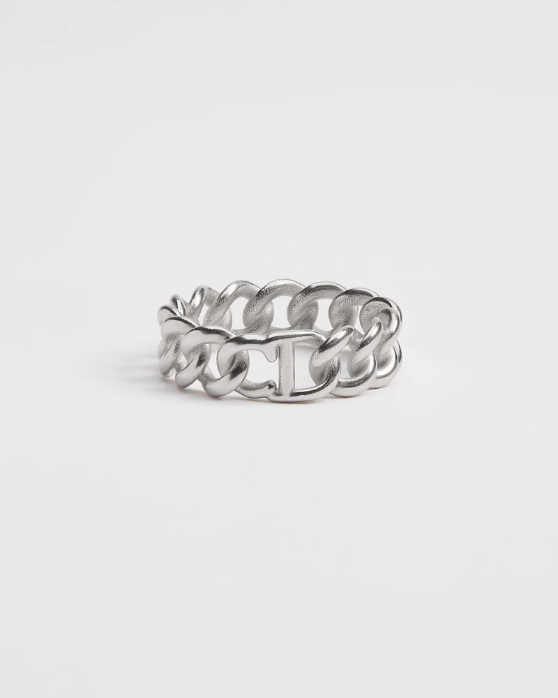 CD Icon Chain Link Ring