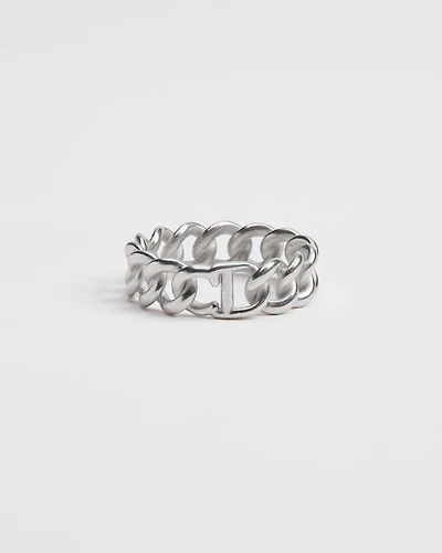 CD Icon Chain Link Ring