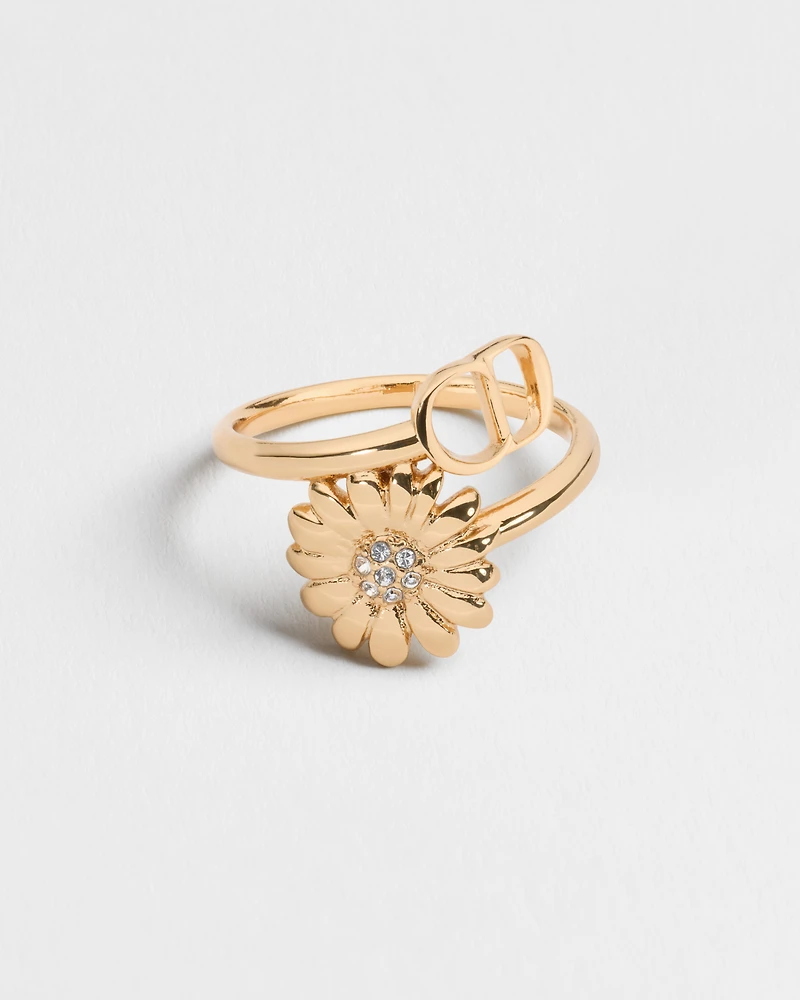 CD Multi Flowers Ring