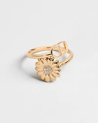 CD Multi Flowers Ring
