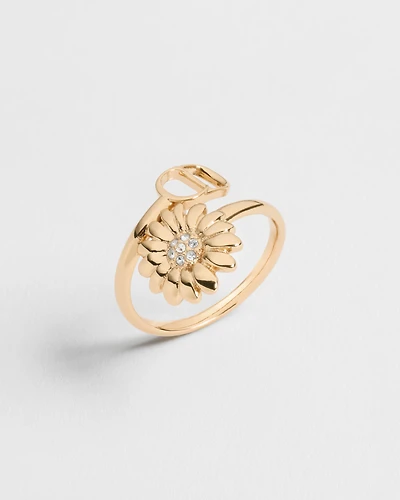 CD Multi Flowers Ring