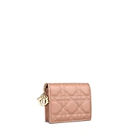 Mini Lady Dior Gardenia Wallet
