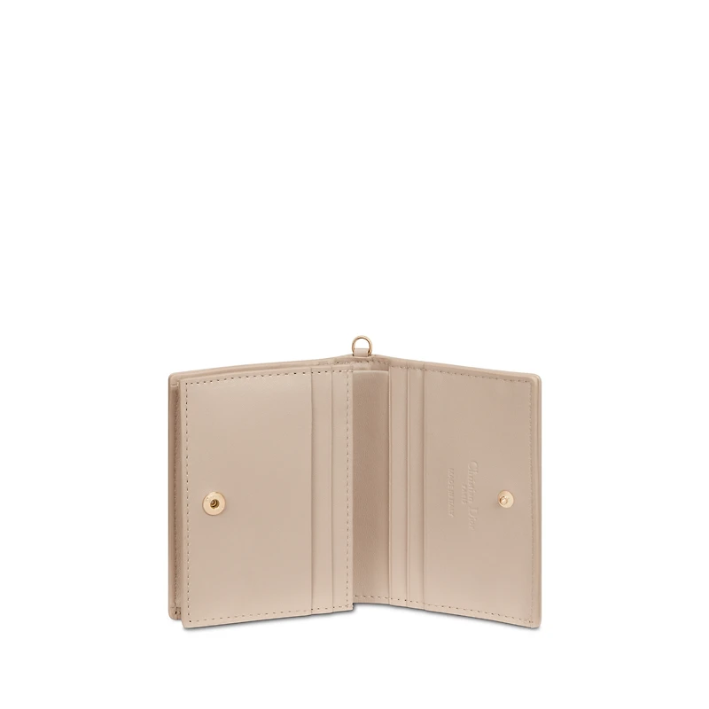 Mini Lady Dior Gardenia Wallet