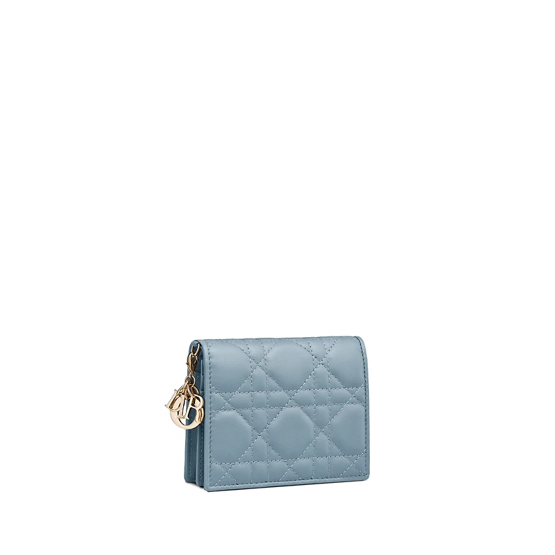 Mini Lady Dior Gardenia Wallet