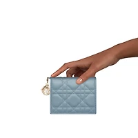 Mini Lady Dior Gardenia Wallet