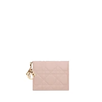 Mini Lady Dior Gardenia Wallet