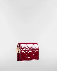 Mini Lady Dior Gardenia Wallet