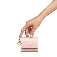 Lady Dior Lotus Wallet