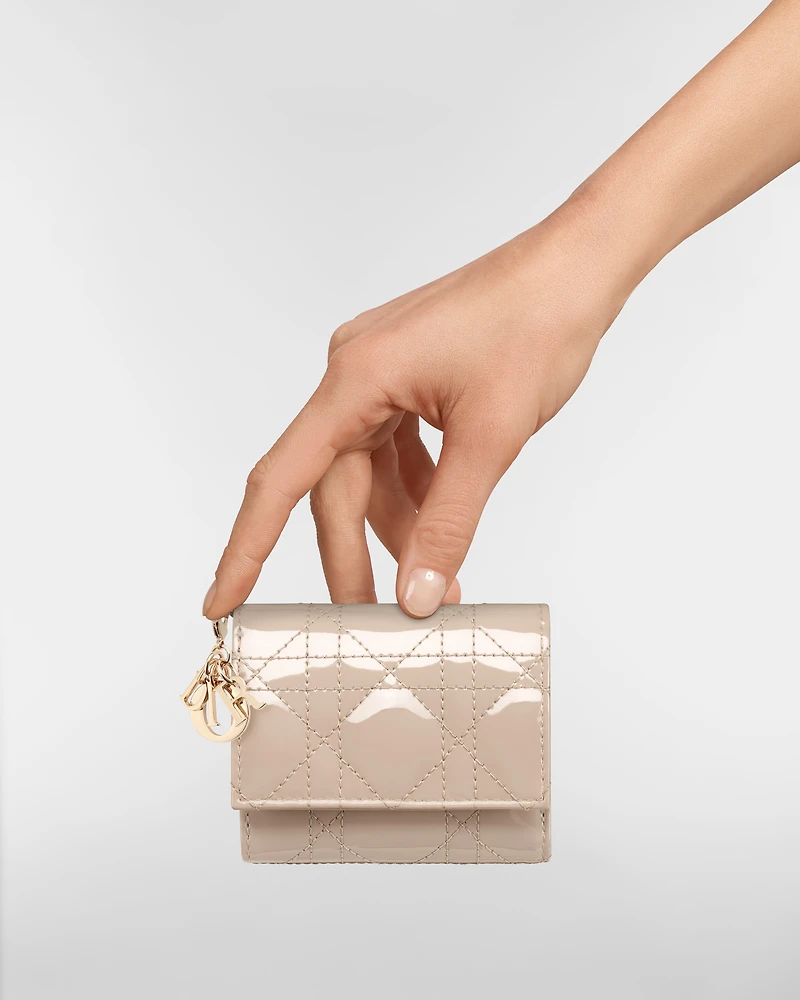 Lady Dior Lotus Wallet