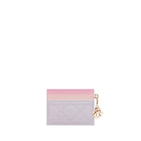 Lady Dior Freesia Card Holder