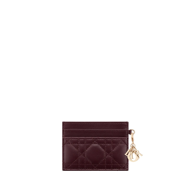 Lady Dior Freesia Card Holder
