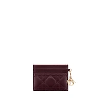 Lady Dior Freesia Card Holder