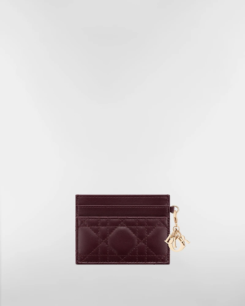Lady Dior Freesia Card Holder