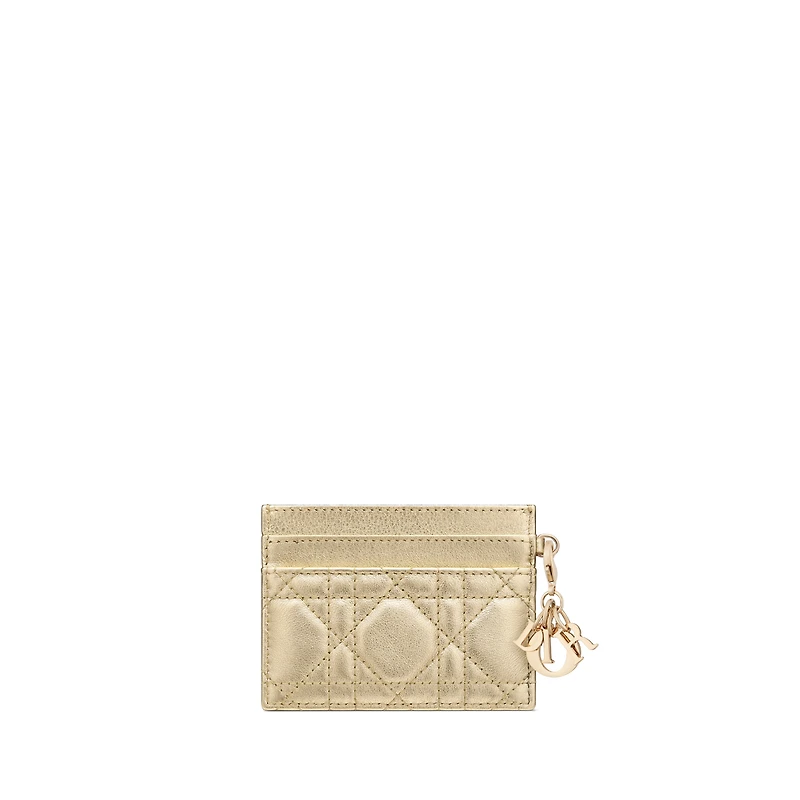 Lady Dior Freesia Card Holder