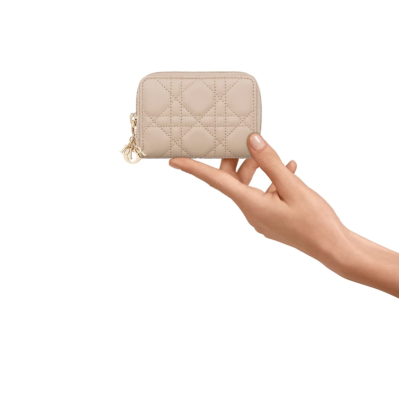 Small Lady Dior Voyageur Coin Purse