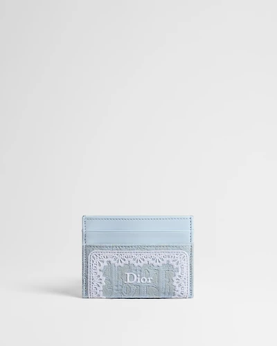 Dior Oblique Freesia Card Holder