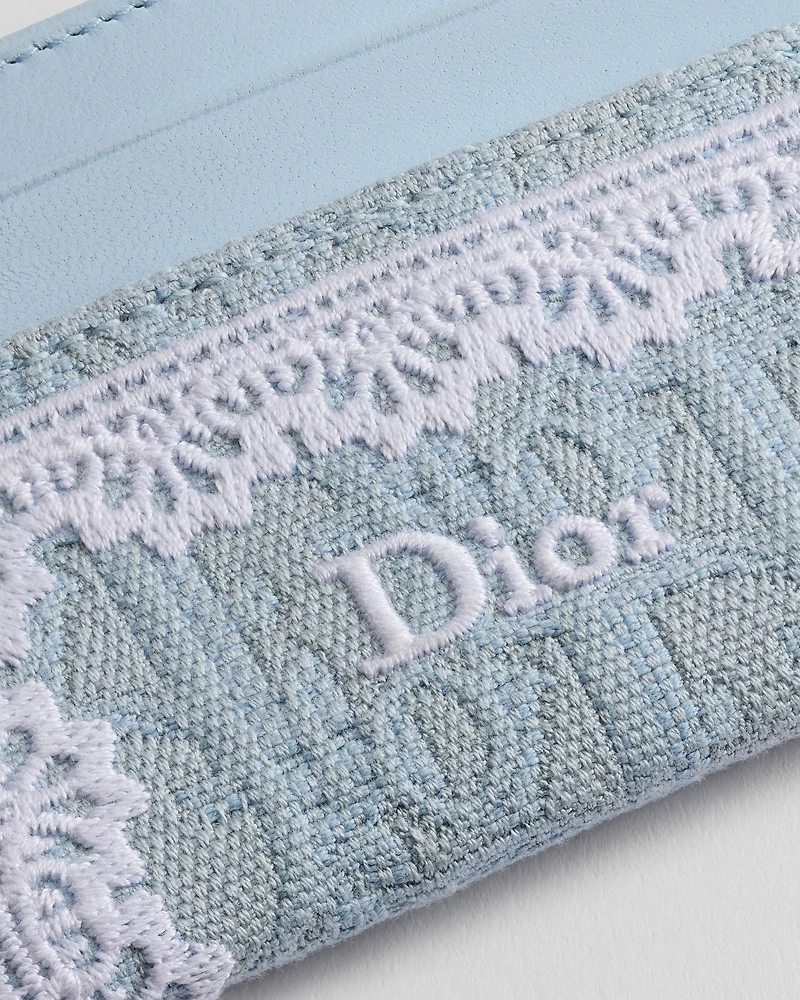 Dior Oblique Freesia Card Holder