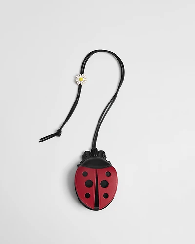 Dior Jardin Ladybug Coin Purse with Cord