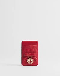 Dior Qixi Lady Dior Magnetic Card Holder