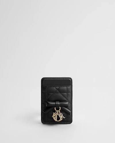 Lady Dior Magnetic Card Holder