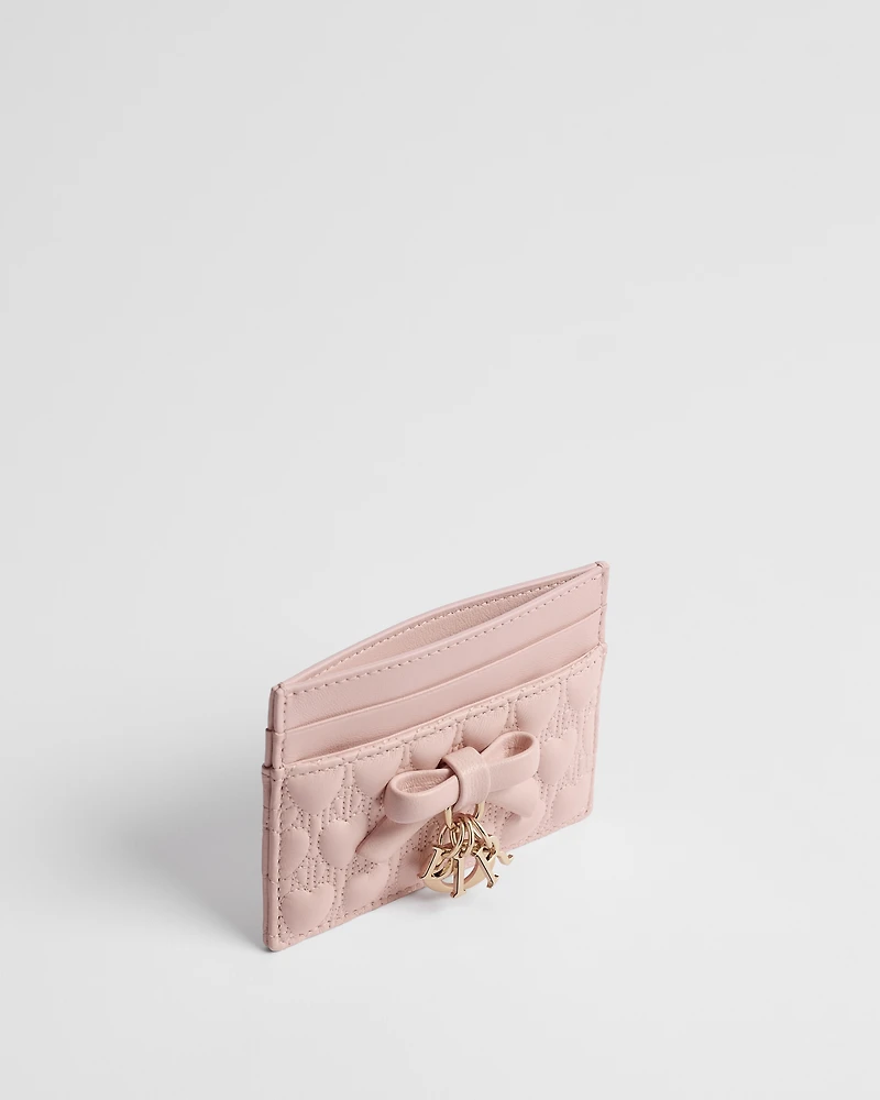 Dior Qixi Lady Dior Freesia Card Holder