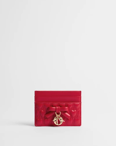 Dior Qixi Lady Dior Freesia Card Holder
