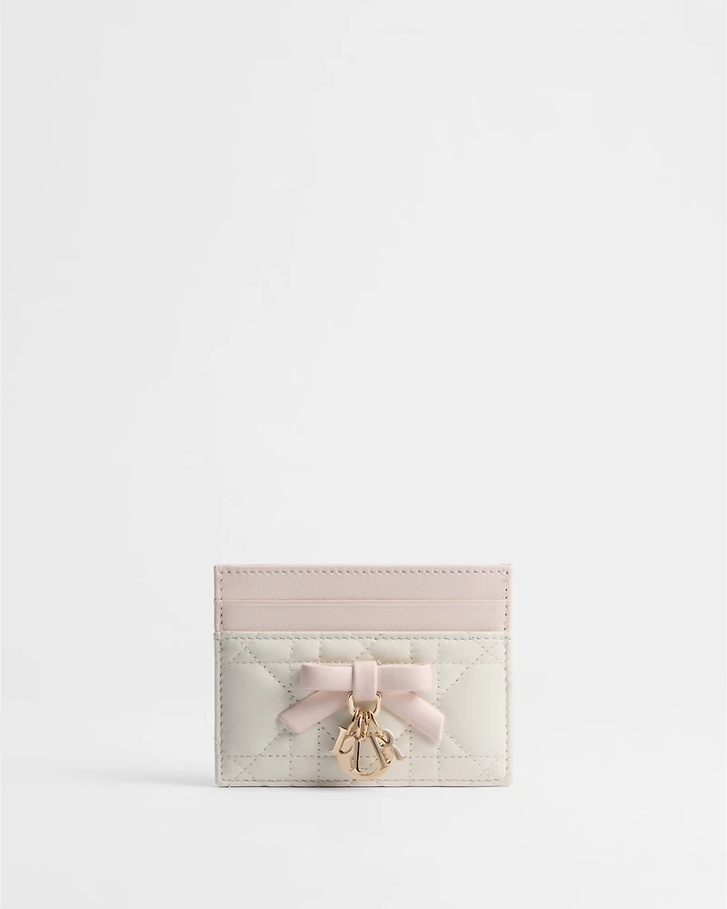 Dior Qixi Lady Dior Freesia Card Holder