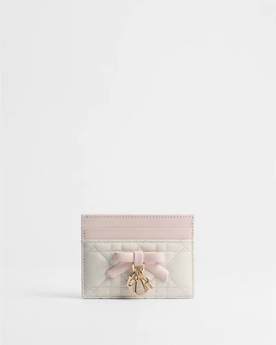 Dior Qixi Lady Dior Freesia Card Holder