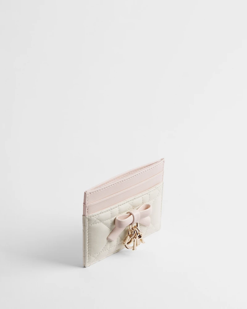 Dior Qixi Lady Dior Freesia Card Holder
