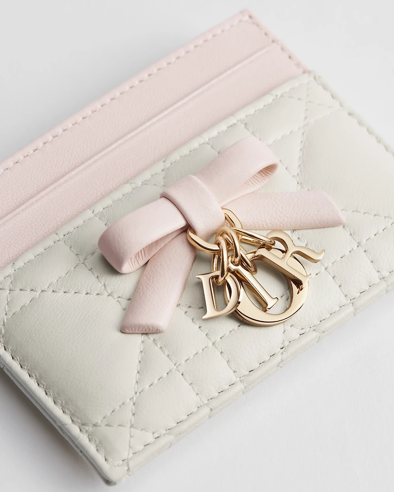 Dior Qixi Lady Dior Freesia Card Holder