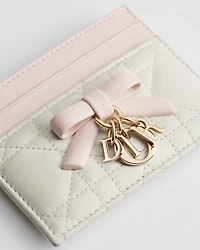 Dior Qixi Lady Dior Freesia Card Holder
