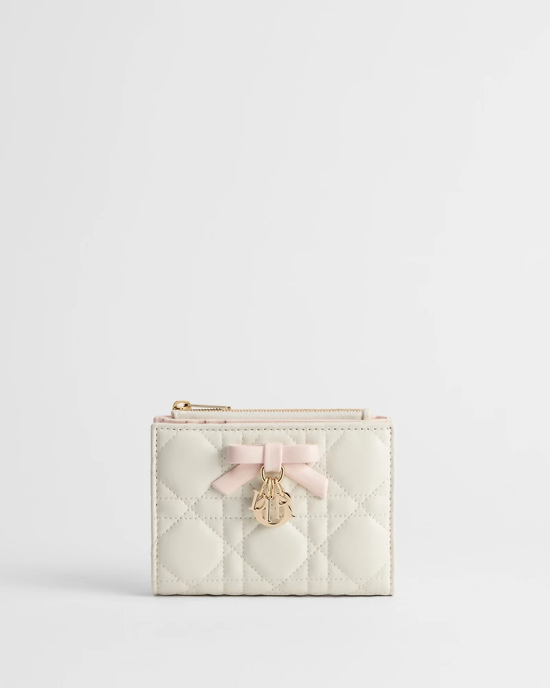 Dior Qixi Lady Dior Dahlia Wallet