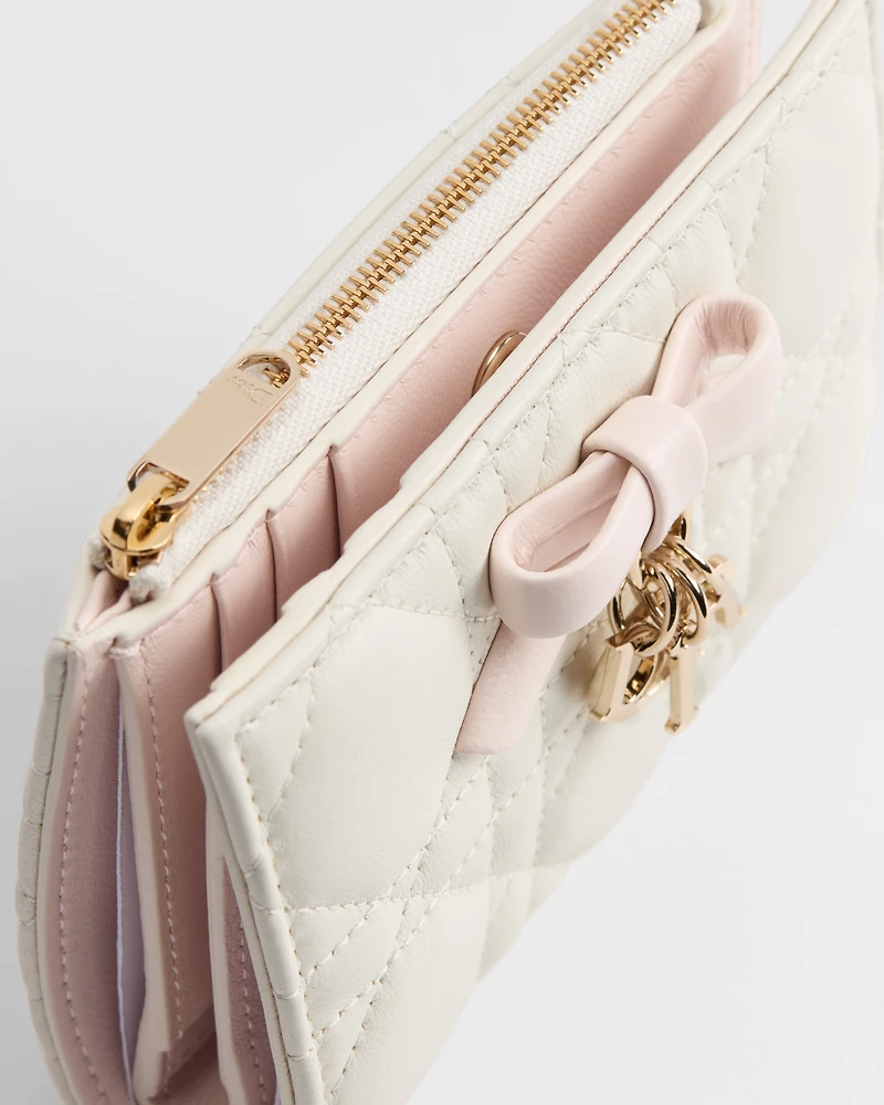 Dior Qixi Lady Dior Dahlia Wallet