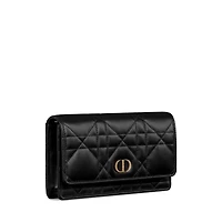 Dior Caro Pouch with Chain and Crystals