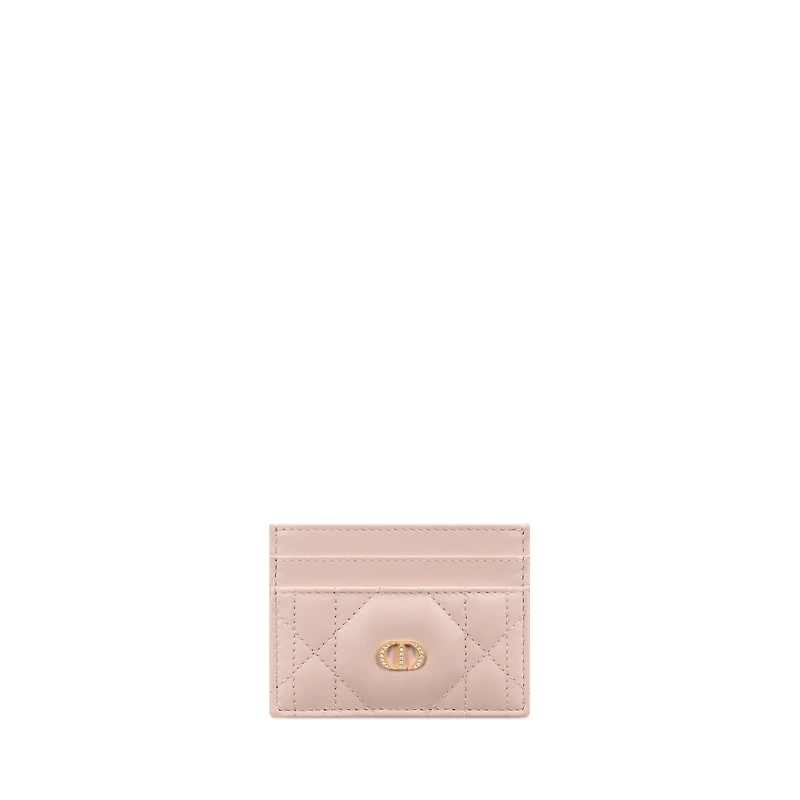 Dior Caro Freesia Card Holder with Crystals