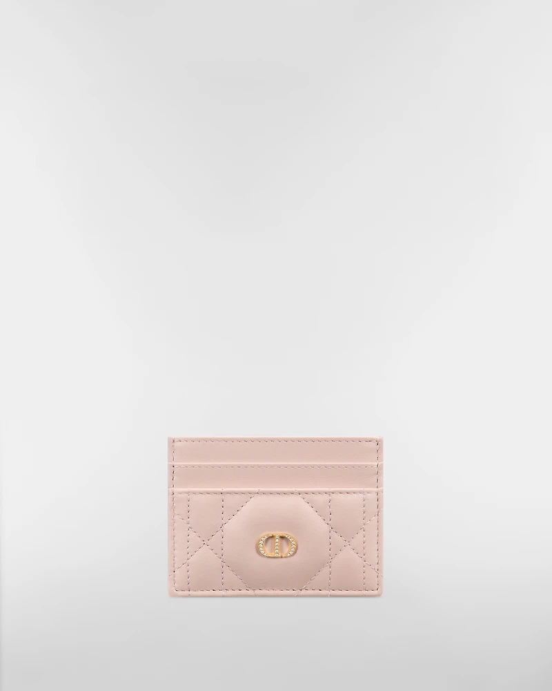 Dior Caro Freesia Card Holder with Crystals
