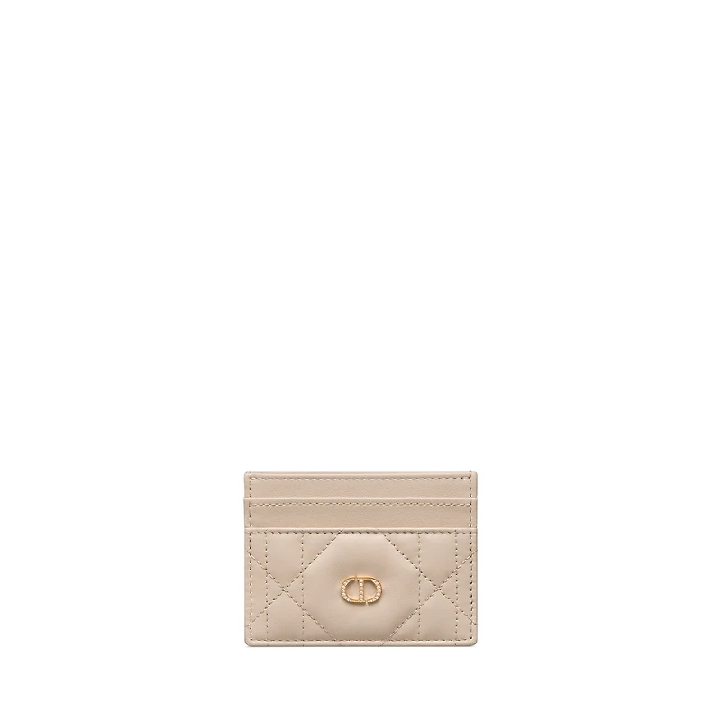 Dior Caro Freesia Card Holder with Crystals