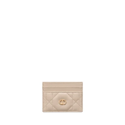 Dior Caro Freesia Card Holder with Crystals