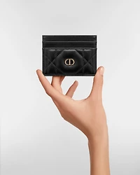 Dior Caro Freesia Card Holder with Crystals