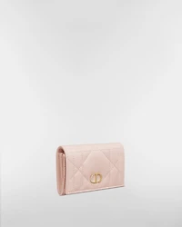 Dior Caro Glycine Wallet with Crystals