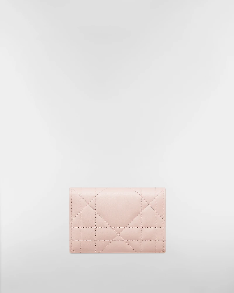 Dior Caro Glycine Wallet with Crystals