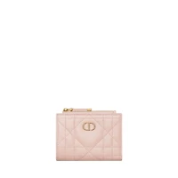 Dior Caro Dahlia Wallet with Crystals