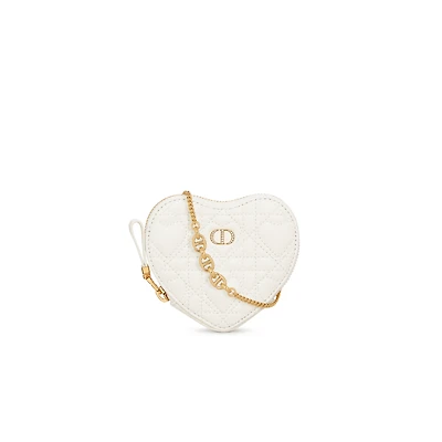 Dior Caro Heart Pouch with Chain