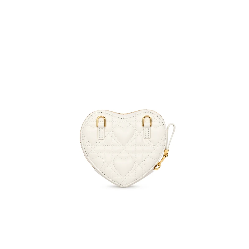 Dior Caro Heart Pouch with Chain