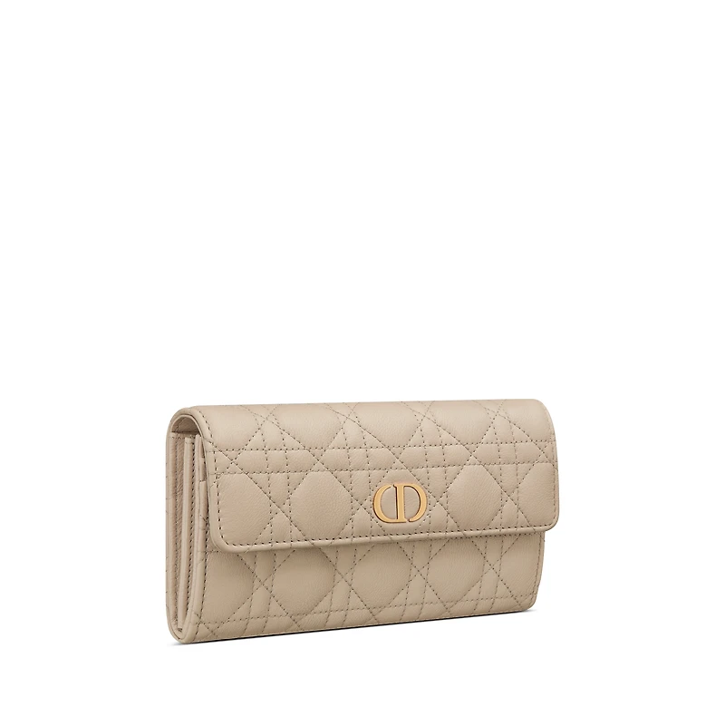 Dior Caro Orchid Long Wallet