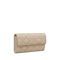 Dior Caro Orchid Long Wallet