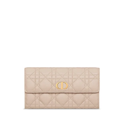 Dior Caro Orchid Long Wallet