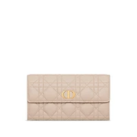 Dior Caro Orchid Long Wallet