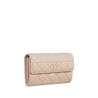 Dior Caro Orchid Long Wallet