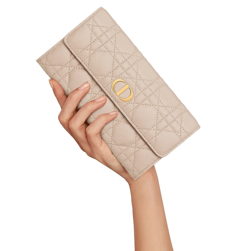 Dior Caro Orchid Long Wallet